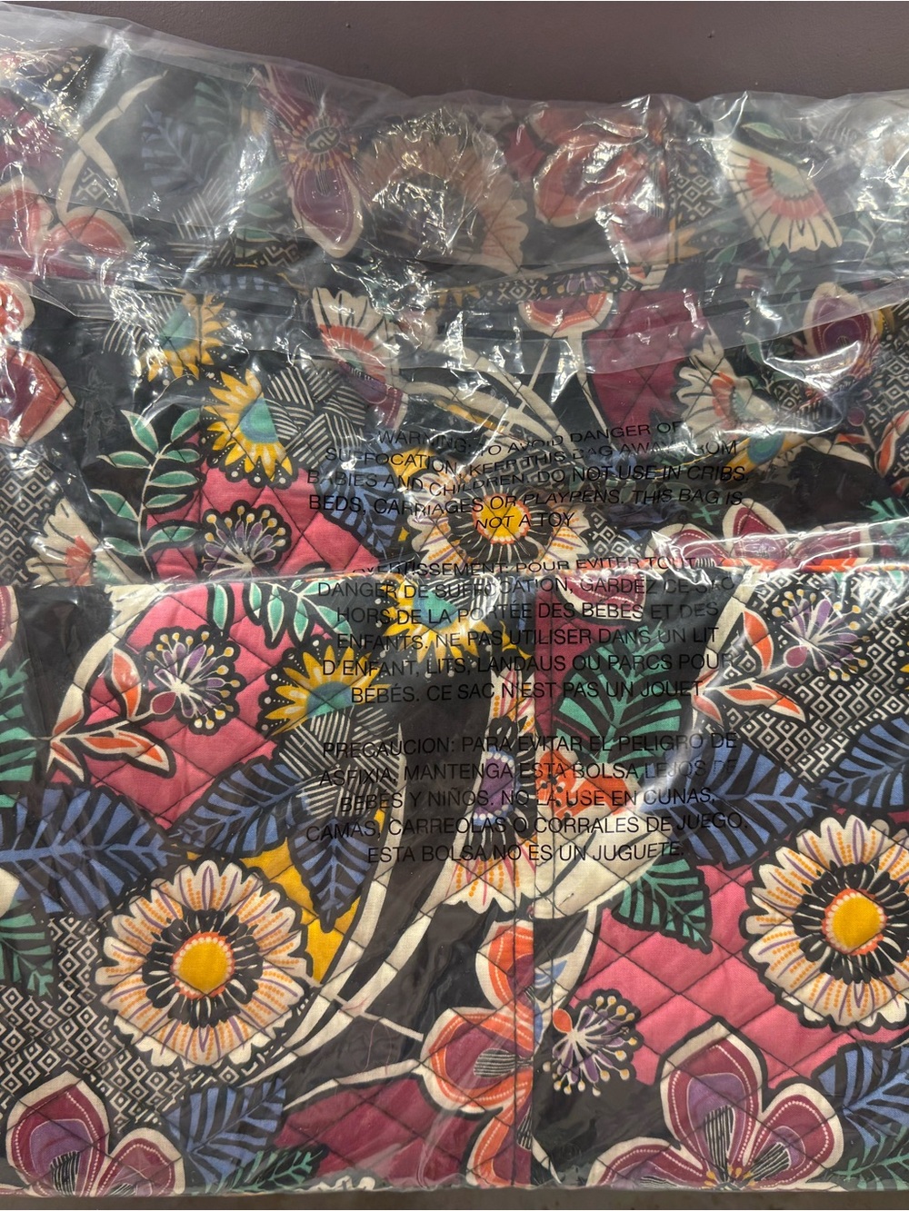 Vera Bradley Kauai Floral Grand Traveler Bag, pencil case and lanyard